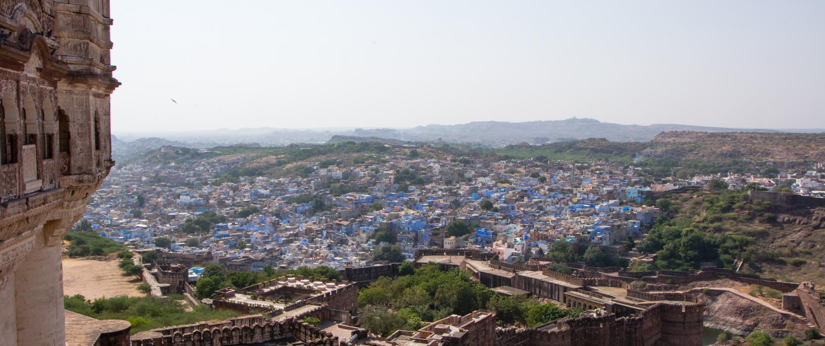 Vue de Jodhpur depuis le Fort de Mehrangarh