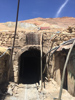 l'entrée de la mine que nous avons visitée