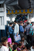la foule dans la gare de New Delhi