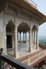 vue d'un balcon du fort d'Agra