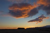 coucher de soleil sur la campagne islandaise