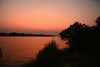 le zambèze au coucher du soleil